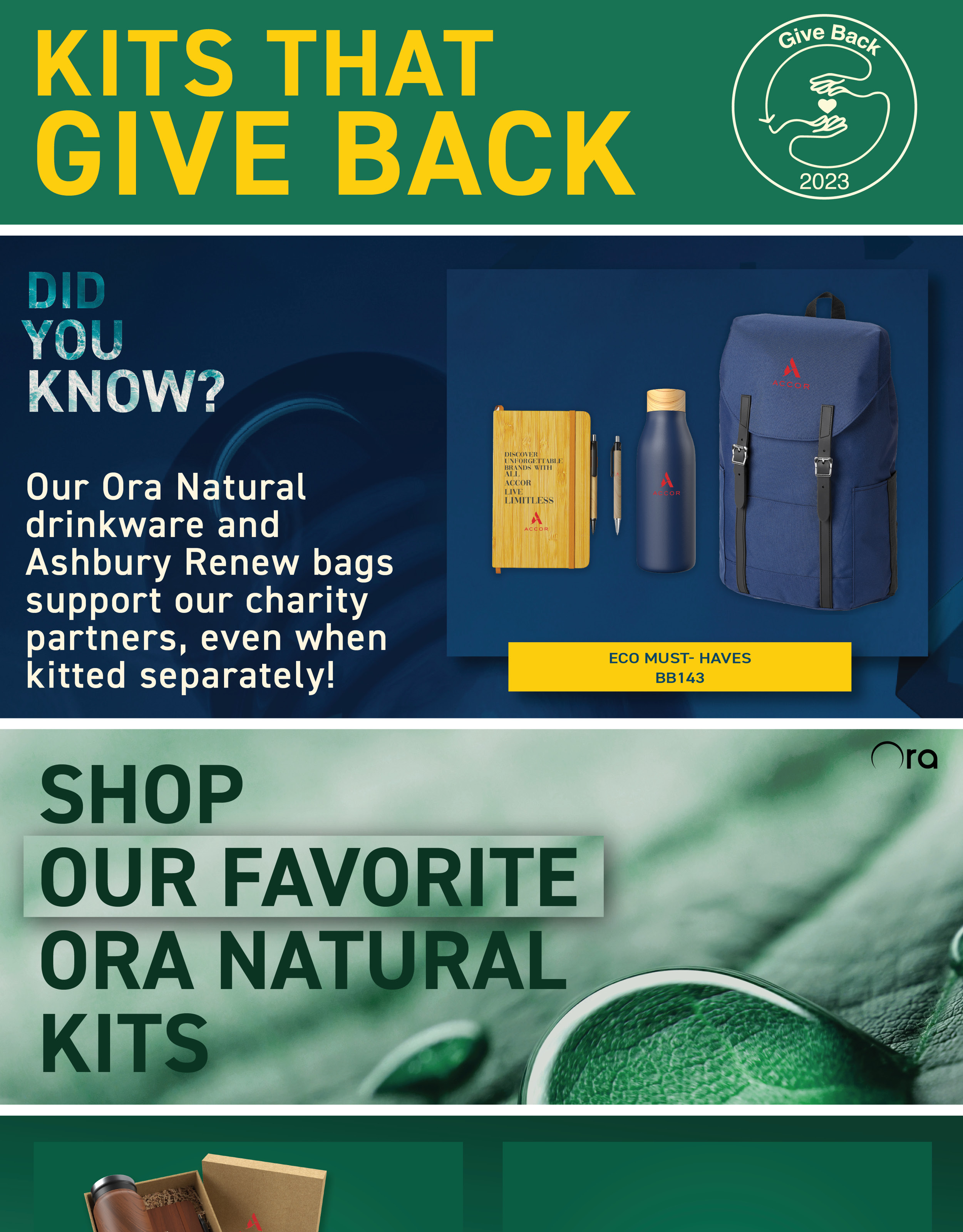 Kits that give back